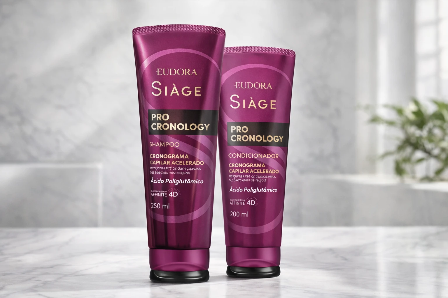 Análise do Combo Siàge Pro Cronology: Shampoo 250ml e Condicionador 200ml