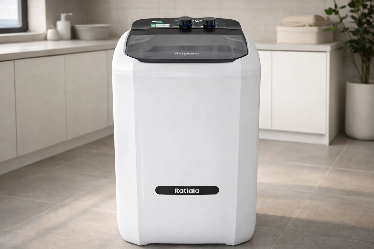 Lavadora Semiautomática Itatiaia 20,5kg: alta capacidade com batedor turbo e filtro de fiapos