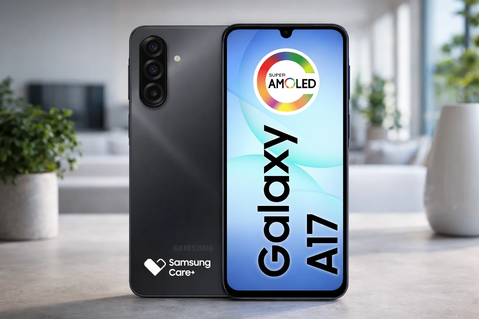 Samsung Galaxy A17: desempenho equilibrado com tela ampla e recursos modernos