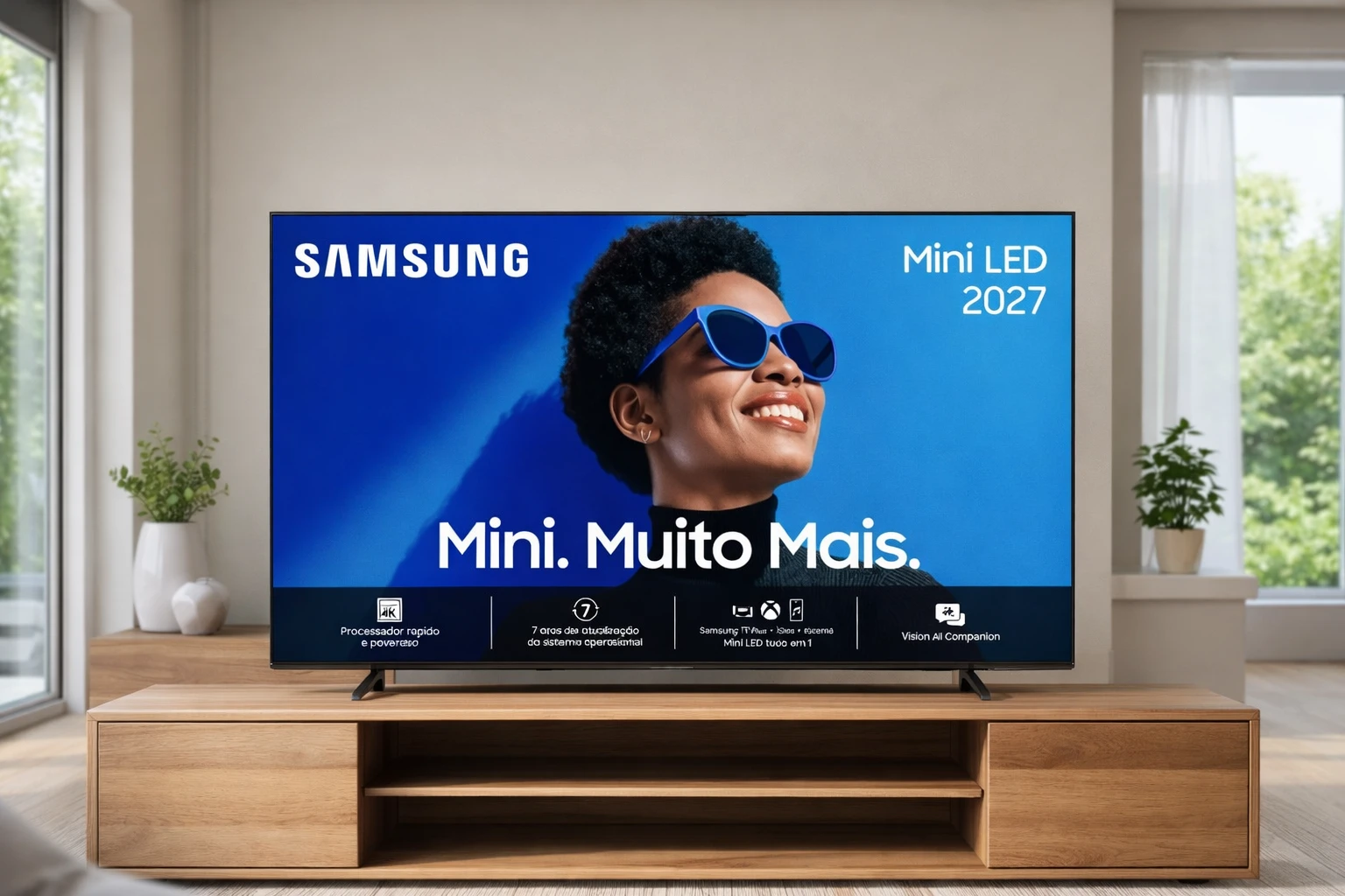 Samsung Smart TV 75" Mini LED 4K M75H 26/2027,