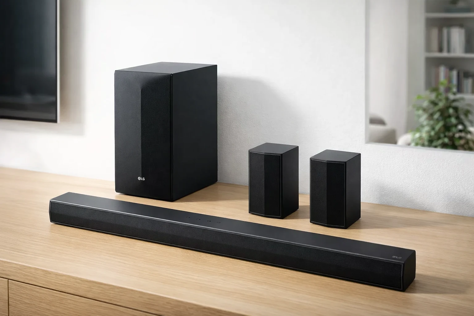 LG Soundbar S60TR: Som 5.1 com 440W RMS e Bluetooth 5.3 para Áudio Imersivo