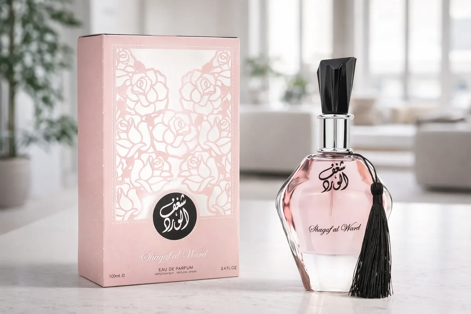 Perfume Árabe Shagaf Al Ward Original Feminino Eau De Parfum Spray