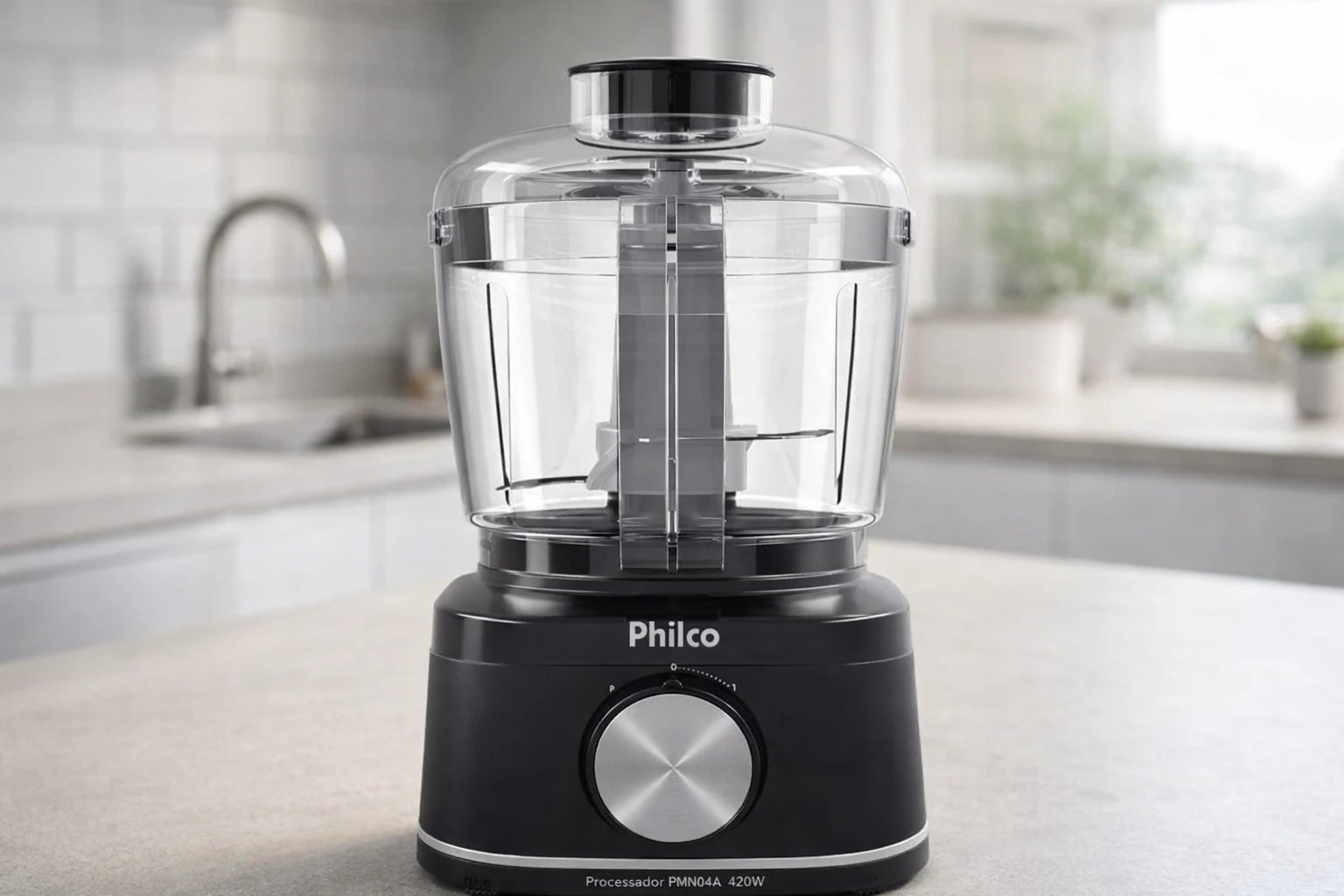 Processador de Alimentos Philco 420W com Jarra 500ml PMN04A 127V