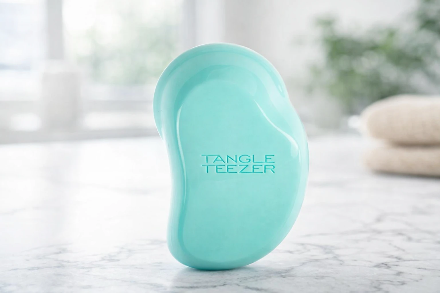 Escova Desembaraçadora Tangle Teezer The Original Mini Verde Água: praticidade compacta para o cuidado diário