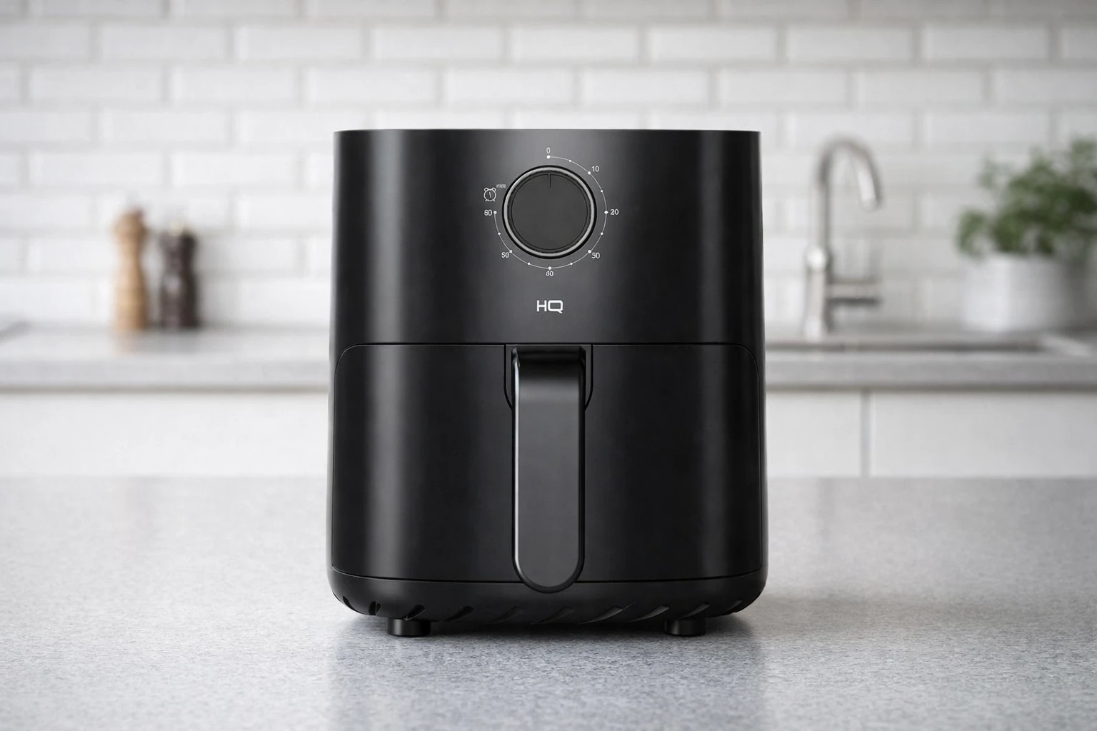 Fritadeira Elétrica AirFryer HQ 2,8 litros Preta HQ-AF2.8LMG