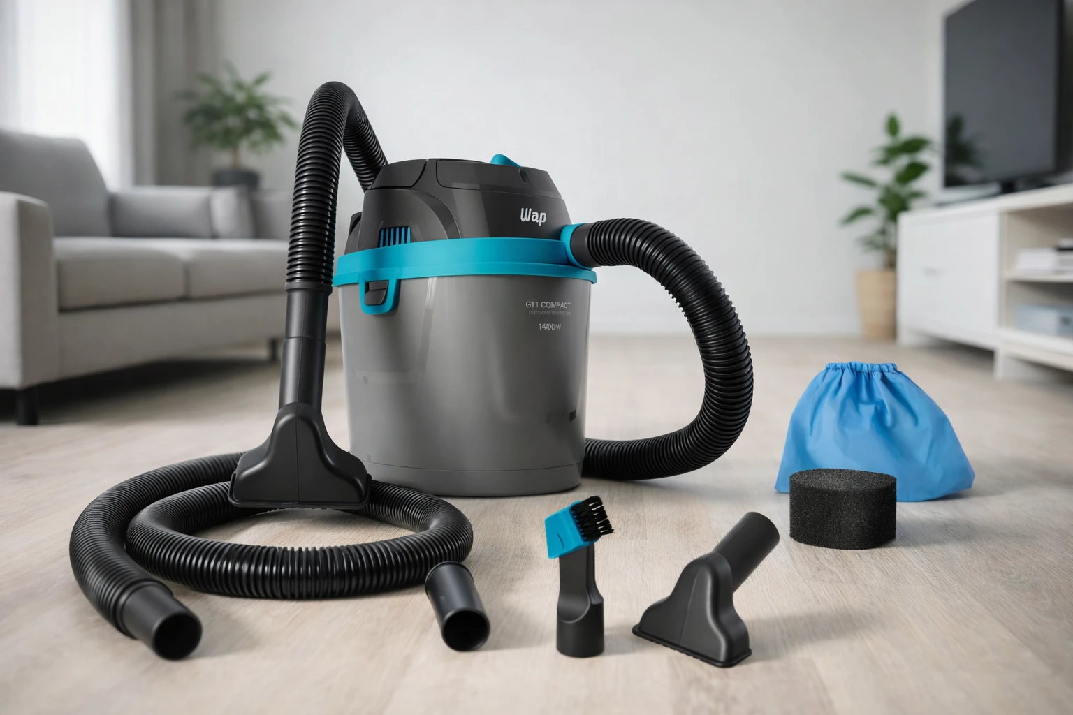 Aspirador Portátil Wap GTW 1400W 5,5L: Potência e Versatilidade para Limpeza Rápida