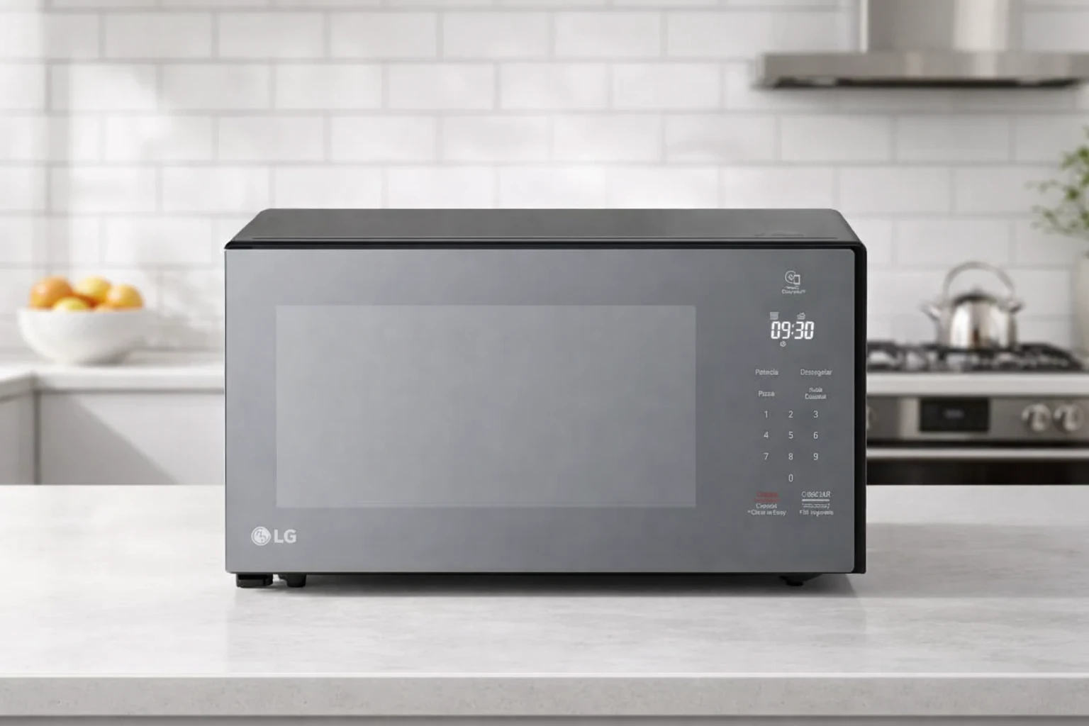 Micro-ondas LG NeoChef 30L Espelhado 127V: design moderno com capacidade média