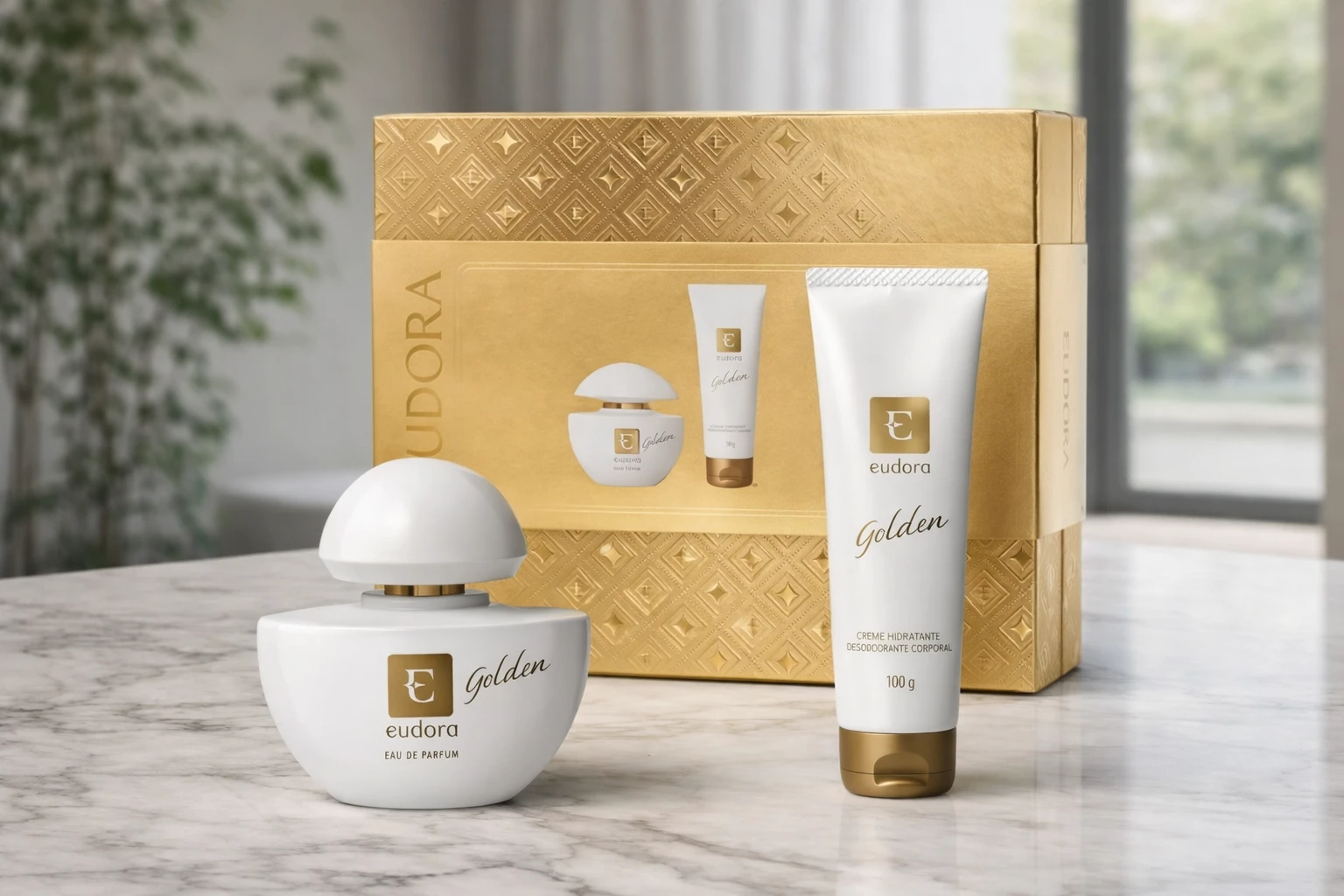 Considerações sobre o Kit Presente Golden: Eau De Parfum 35ml e Creme Hidratante Desodorante Corporal 100g