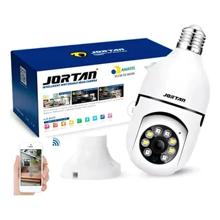Câmera Lâmpada Segurança Inteligente Visão Noturna Hd Wifi