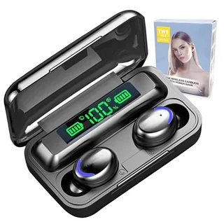 Fone de ouvido bluetooth 5.3 - Função power bank e mostrador digital