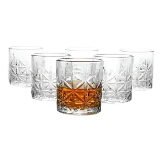 Kit 6 Copos De Vidro 330ml Haus