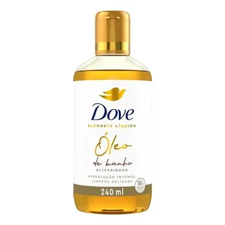 Dove Óleo de Banho Sabonete Líquido Glicerinado 240ml