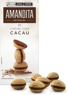 Lacta Amandita - Wafer Recheado Sabor Chocolate 200g