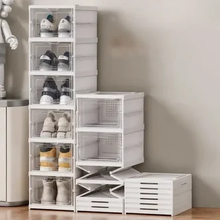 Sapateira Vertical Empilhável 6 Pares Organizador