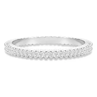 Anel Life Duplo Bolinhas Em Prata 925 16