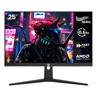 Monitor Gamer Haiz 25'' Ips Fhd 144hz 0.5ms Hdmi Dp Vesa Preto