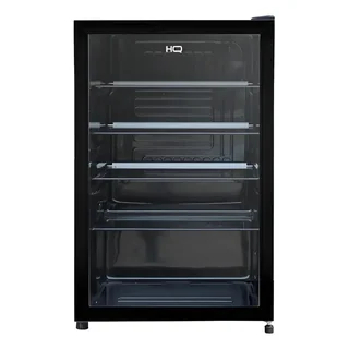 Frigobar Expositor Vertical Hq Vid Duplo 130l Pt Hq-130fbpvl Preto