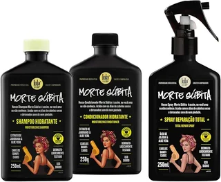 Kit Morte Súbita (Shampoo + Condicionador + Spray Reparaçao) - Lola From Rio