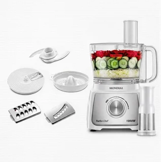 MONDIAL, Multiprocessador Turbo Chef 7 em 1, 1000W, 127V - MPN-01-WE