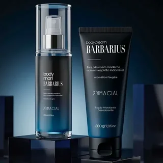 Kit Body Splash Barbarius + Hidratante Desodorante