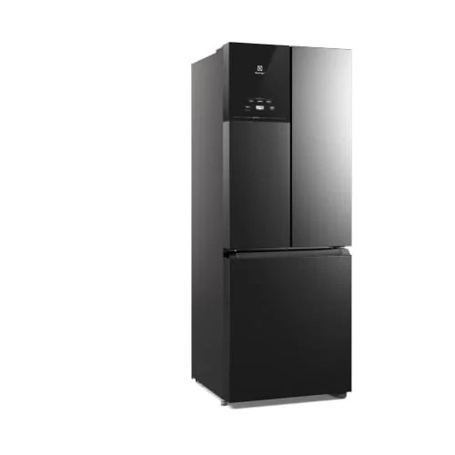 Geladeira Electrolux Frost Free Inverter 480L Efficient AutoSense 3 Portas Black Inox Look (IM7B) 127V