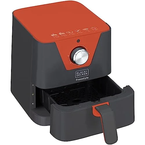BLACK+DECKER Air Fryer, Fritadeira Elétrica 1,5L Modelo AFM2, 220V