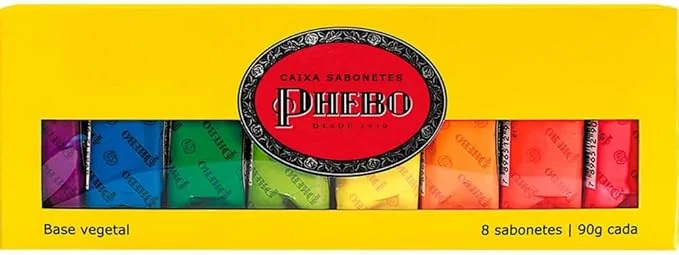 Kit Sabonete, PHEBO, Amarelo, 720g