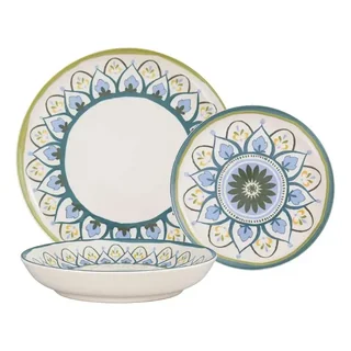 Aparelho De Jantar 18 Peças Flat Nisa Oxford