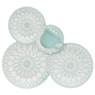 Aparelho de Jantar e Chá 20 Pçs Biona Donna Mandala