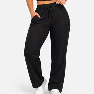 Calça Moletom Pantalona Feminina Confortavel