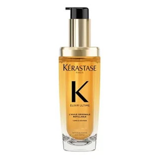 Óleo Capilar Kérastase Elixir Ultime L'Huile Originale Refilável, Cabelo Brilhante, Nutrido 75ml
