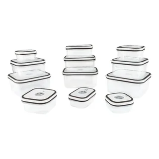 Kit com 12 Potes Herméticos Electrolux