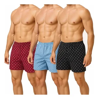Kit 3 Pijamas Samba Canção