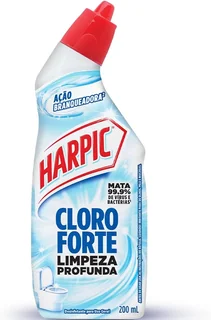 Harpic Cloro Forte, Desinfetante e Desodorizador Sanitário, 200ml