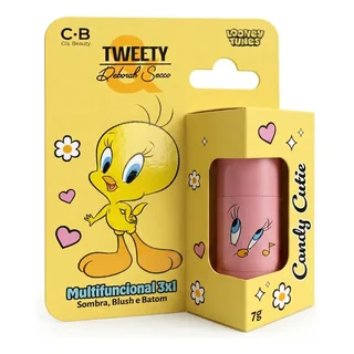 Stick Multfuncional 3x1 Candy Cutie Tweety Deborah Secco 7g