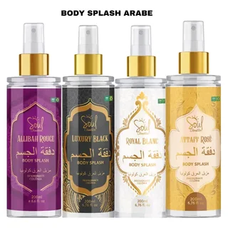 Kit 4 Body Splash Feminino Àrabe 200 Ml , Perfume , Colonia