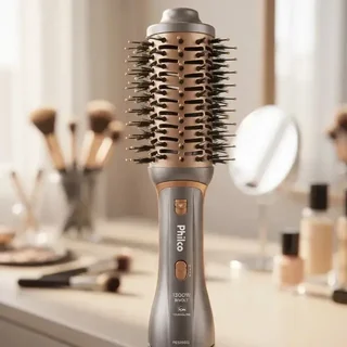 Escova Secadora Philco Pes19sg 3 Acessórios 1300w Cor Prata