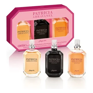 Kit 3 Colônias Perfumes Patricia Abravanel Intenso Essence