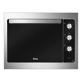 Forno Elétrico de Embutir Philco 47L Inox Esmaltado PFE47E 127V