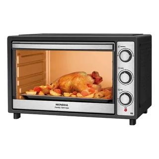 Forno Elétrico 52l Family Grill Inox Mondial 1800w Frn-52-bi 220v
