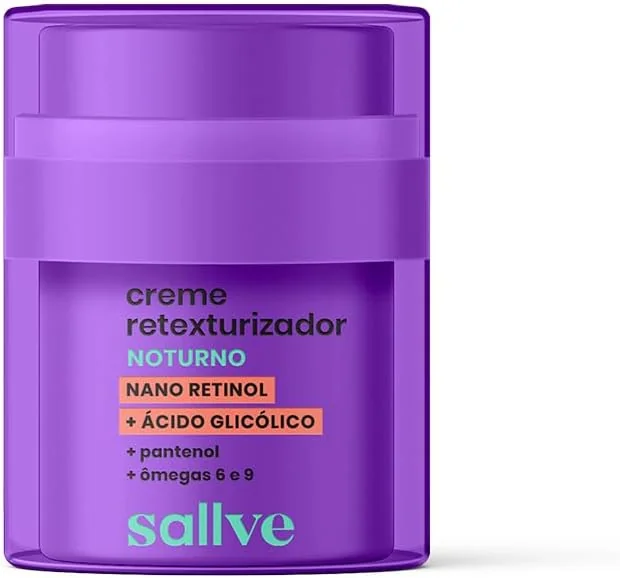Sallve Creme Retexturizador Noturno 30g