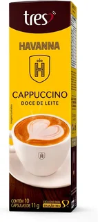 Capsula de Cappuccino Doce De Leite TRES 3 Corações 10 unid