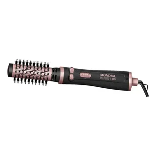 Escova Rotativa Mondial Ceramica Tourmaline Ion 3x1 Erb-01 Rosa