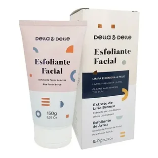 Esfoliante Facial Della & Delle Arroz 150g Rosto Dia Noite