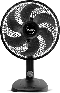 Mallory Ventilador Turbo 6 Pás 30cm Compacto Preto Diâmetro 127V