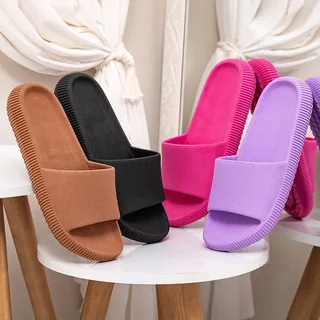 Kit 2 Pares Chinelo Nuvem Slide Flexível Anatômico Unissex
