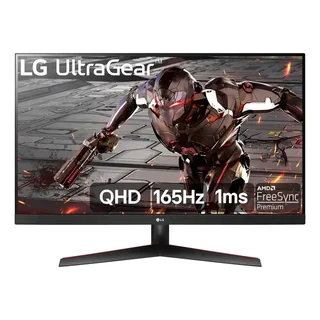 LG UltraGear Monitor Gamer 32"- VA 165Hz 1ms (MBR) QHD 2K (2560x1440) HDR10 AMD FreeSync - 32GN600