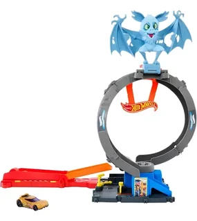 Pista Hot Wheels City Loop Ataque Do Morcego - Mattel 2024 Cor Colorido