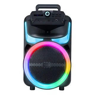 Caixa de Som Pulse Burst 250W RMS 8POL BT/AUX/USB/FM - SP402E - Preto