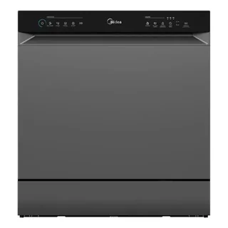 Lava Louças 8 Serviços Cinza Touch Plus Midea Cinza 127v